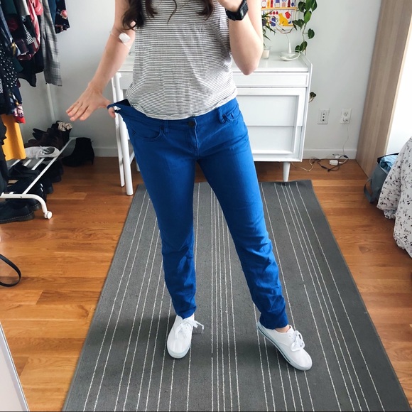 Blue BDG Cigarette Mid-Rise Straight Leg Jeans - Picture 4 of 8